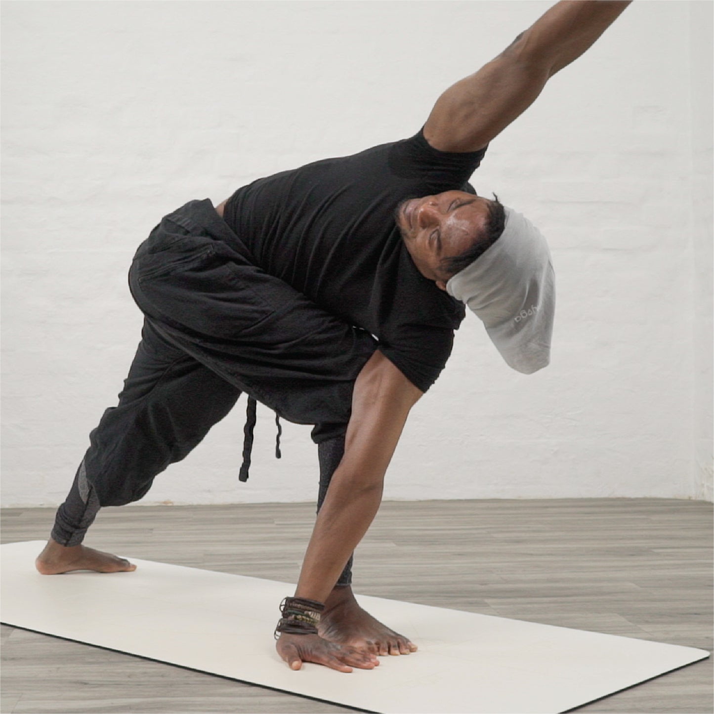 Yoga Ausrichtungs-Matte - Creme
