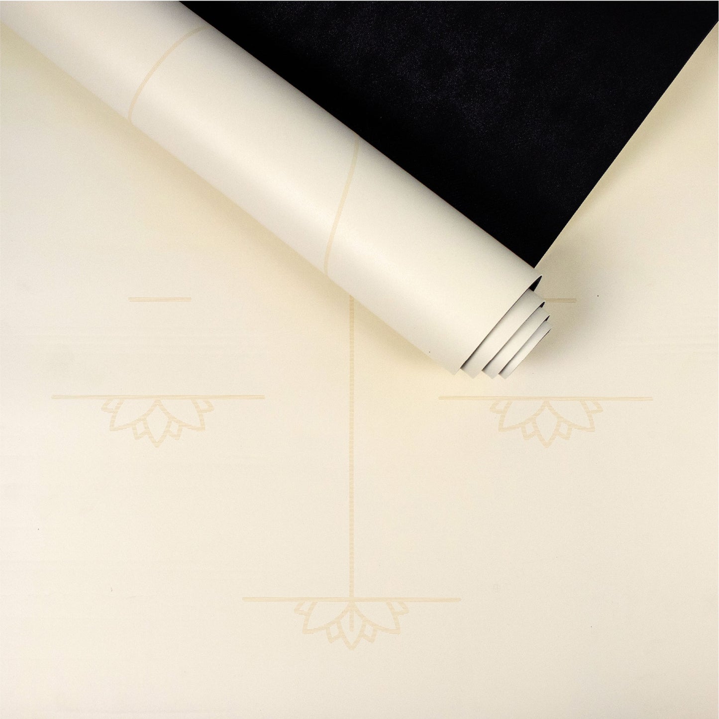 Yoga Ausrichtungs-Matte - Creme