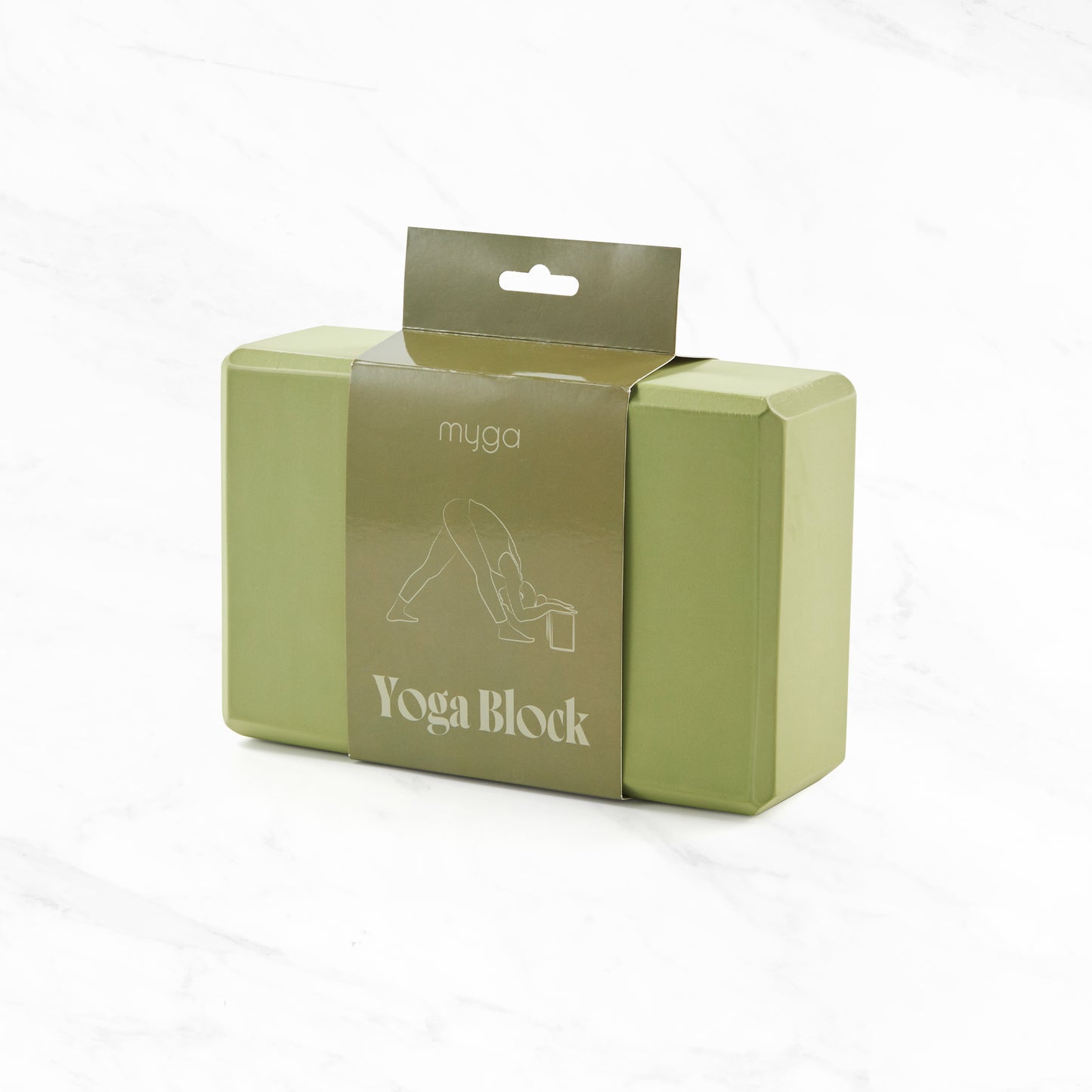 Yogablock - Moosgrün