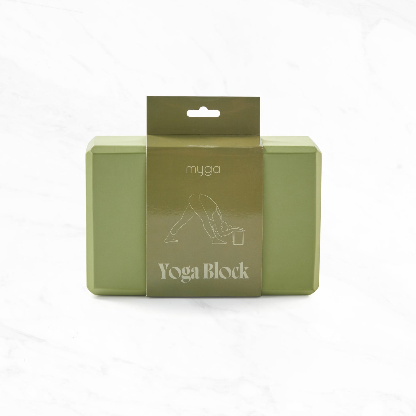 Yogablock - Moosgrün
