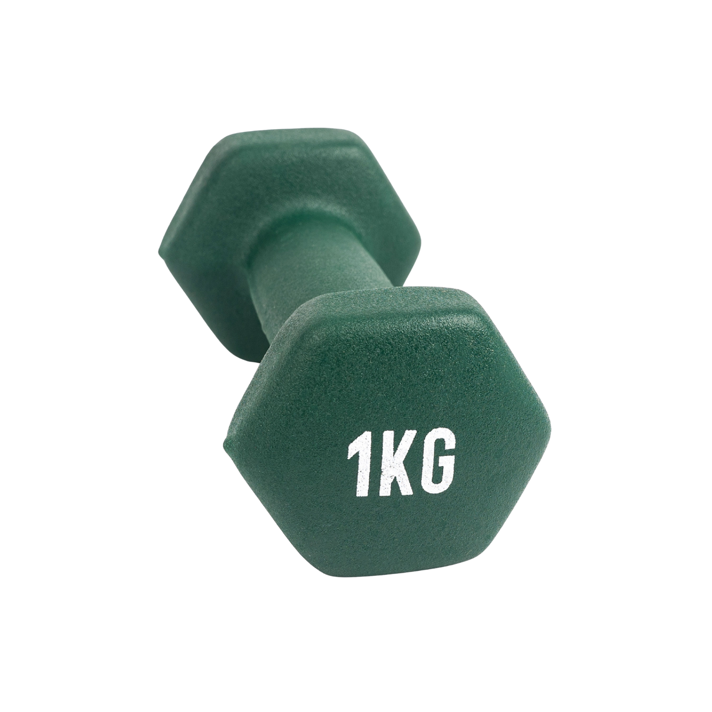 Haltère hexagonal - 1kg - Vert foncé