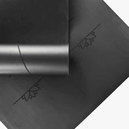 Yoga Ausrichtungs-Matte - Schwarz