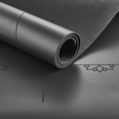 Yoga Ausrichtungs-Matte - Schwarz
