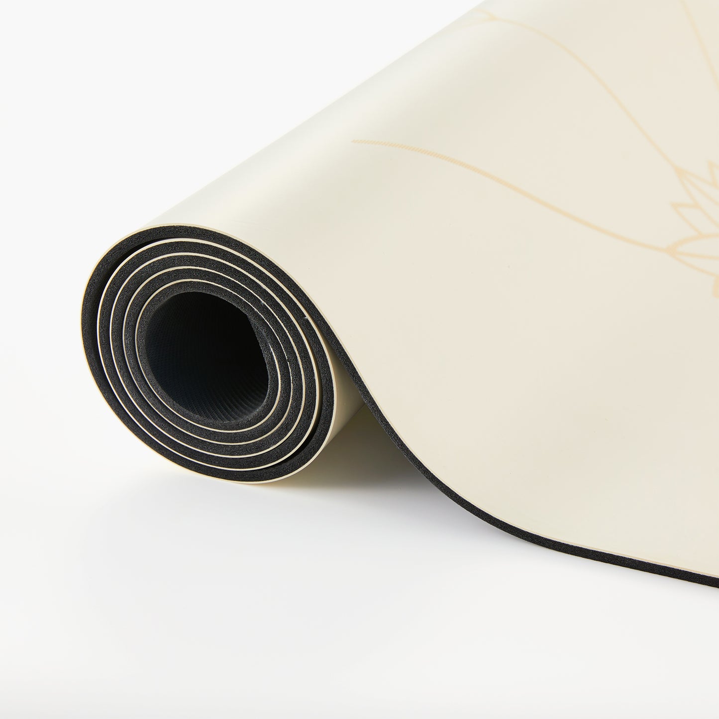 Yoga Ausrichtungs-Matte - Creme
