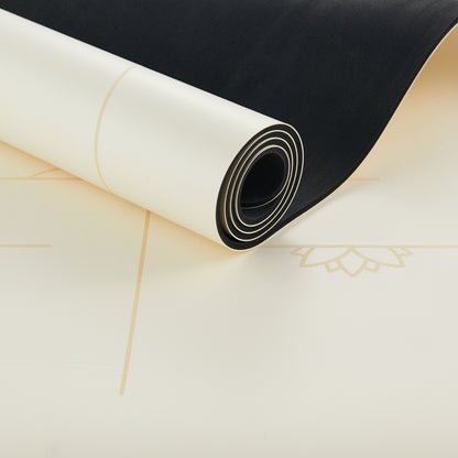 Yoga Ausrichtungs-Matte - Creme