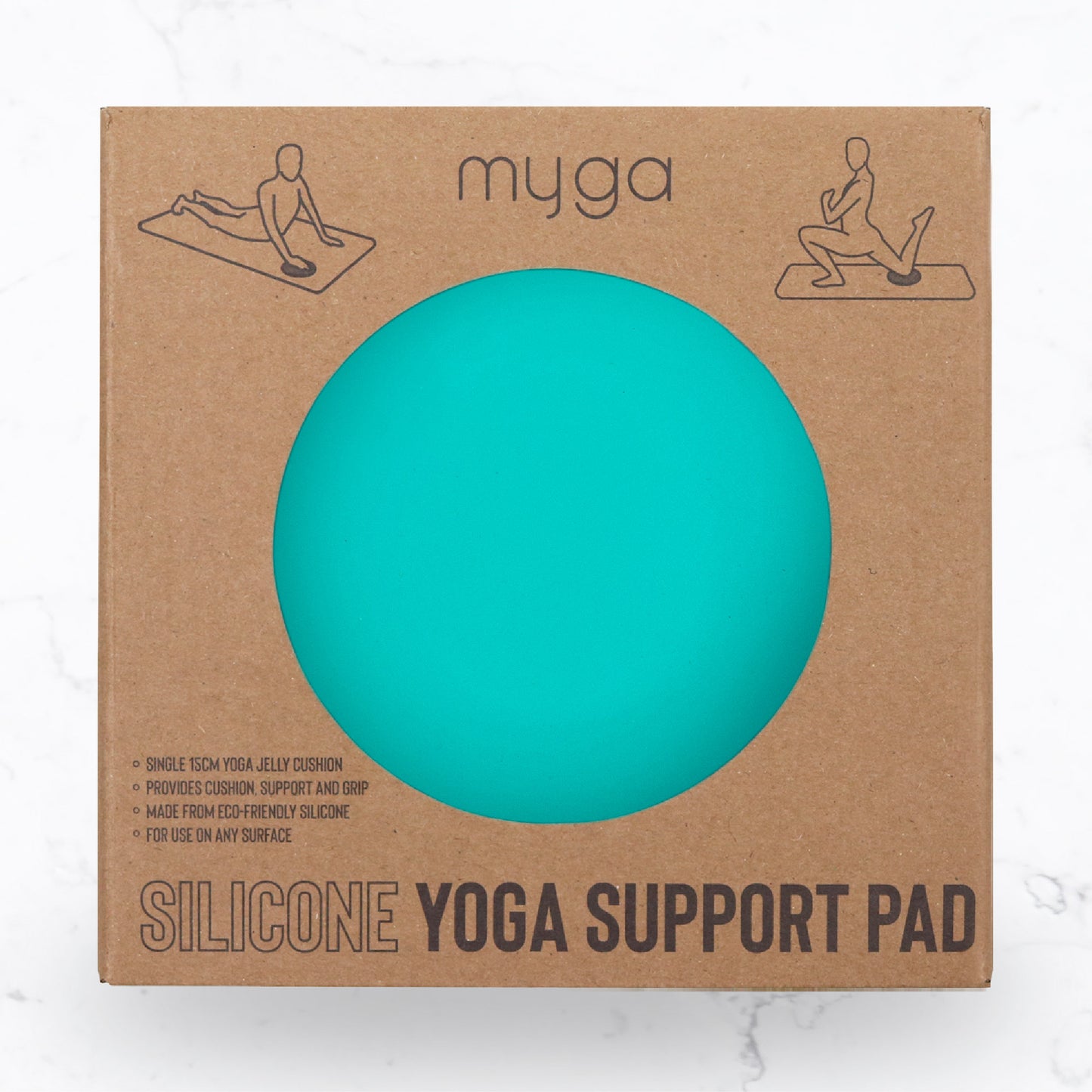 Yoga Support Pad für Knie und Handgelenke - Türkis