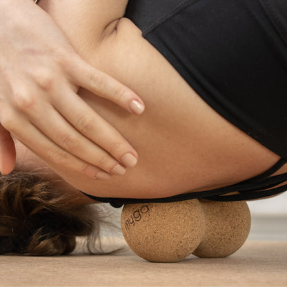 Kork Faszien-Massage-Ball - Peanut