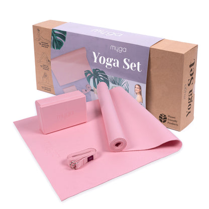 Yoga-Einsteiger-Set - Rosa