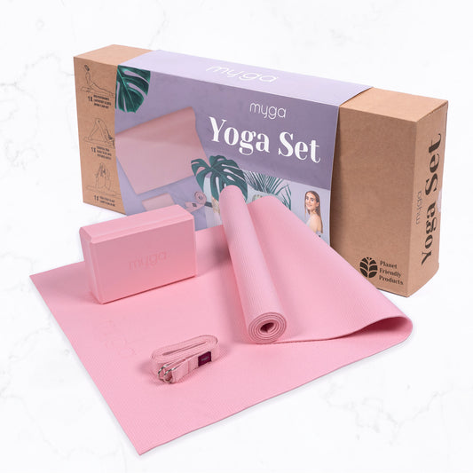 Yoga-Einsteiger-Set - Rosa