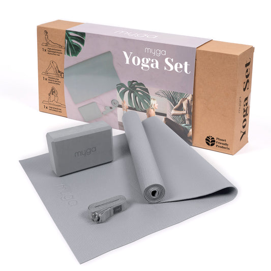 Yoga-Einsteiger-Set - Grau