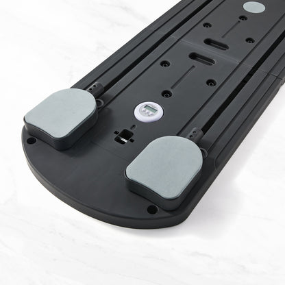 Tragbares Pilates Reformer Set - Schwarz