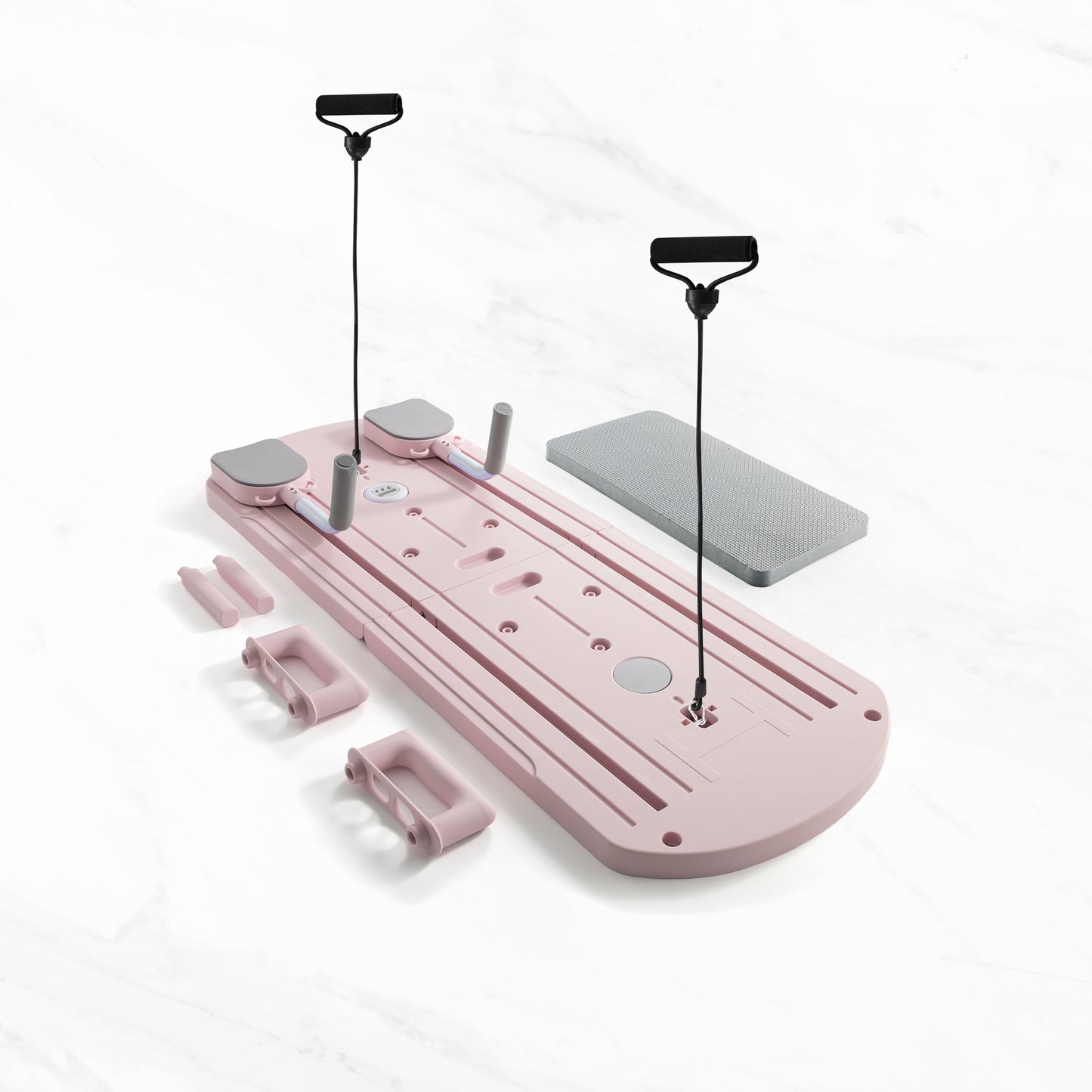 Tragbares Pilates Reformer Set - Rosa