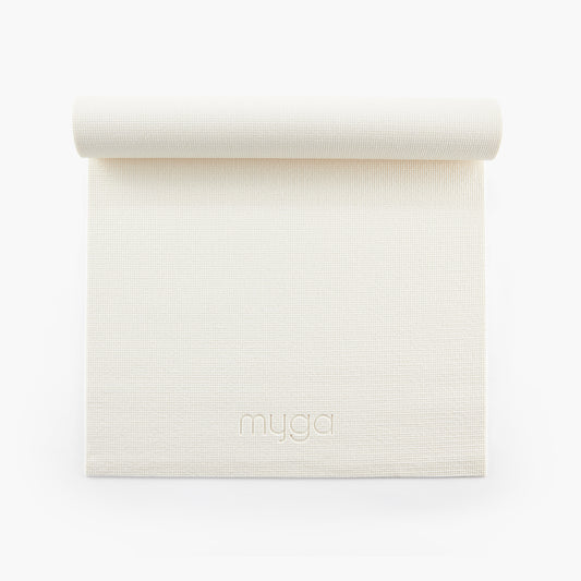 Yogamatte - Cream - Rutschfeste Übungsmatte für Yoga & Fitness