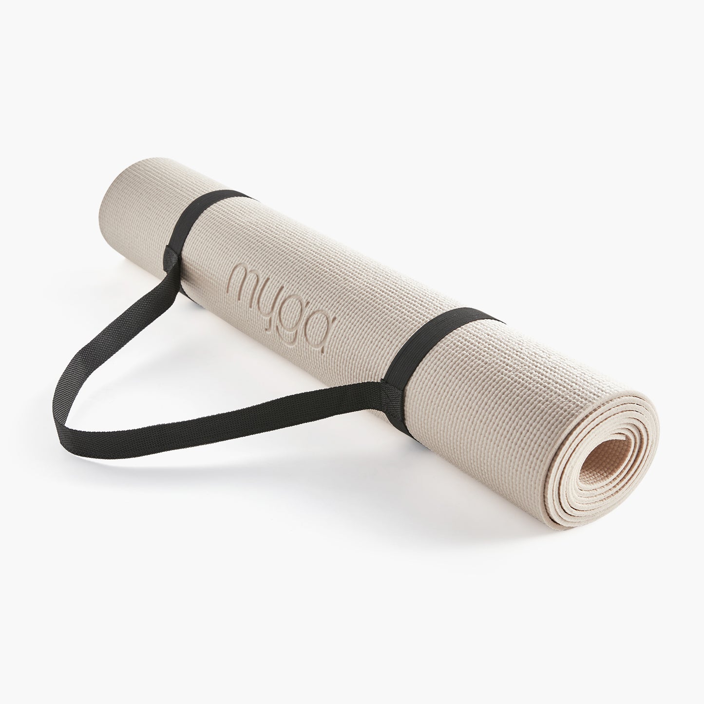 Yogamatte - Sand - Rutschfeste Übungsmatte für Yoga & Fitness