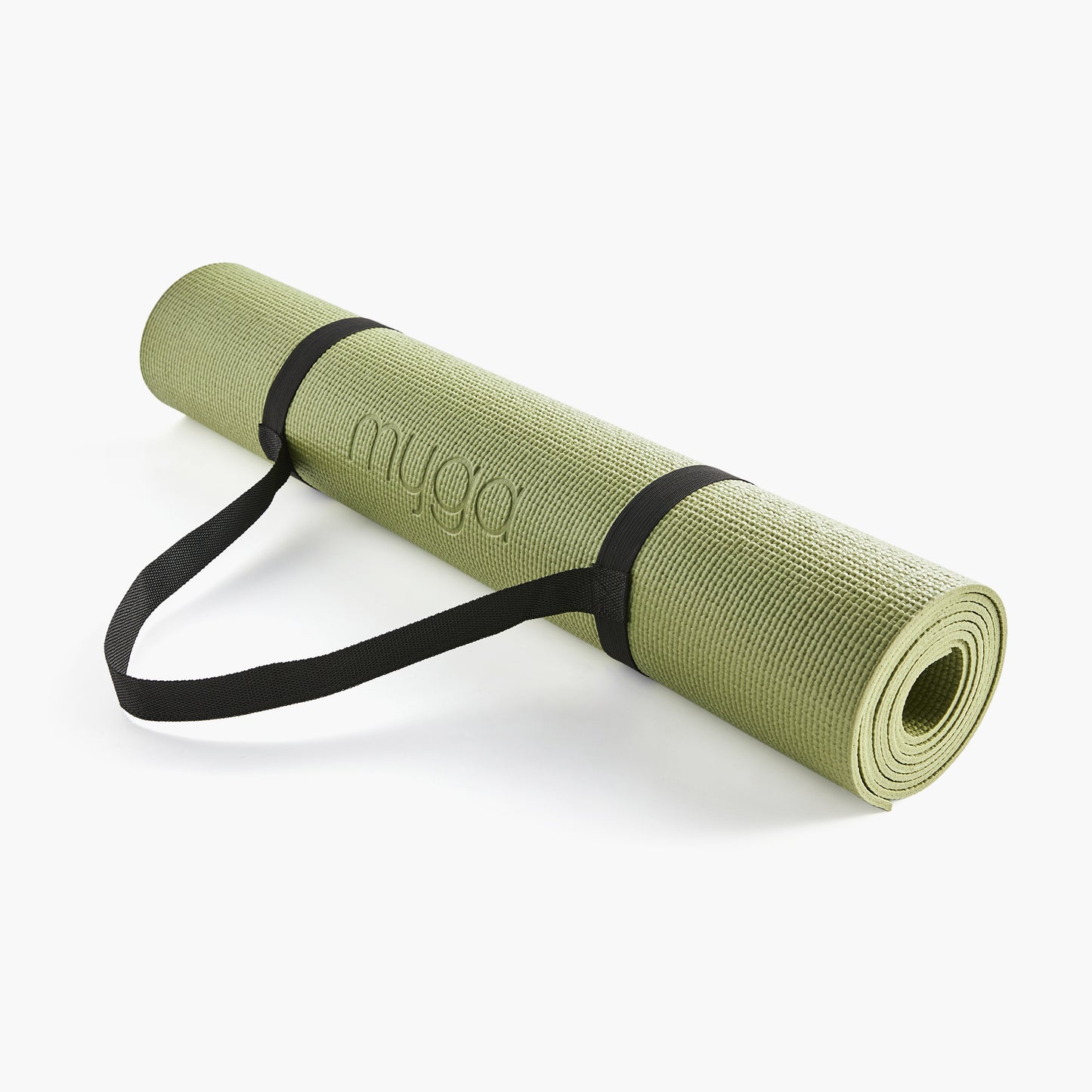 Yogamatte - Moosgrün- Rutschfeste Übungsmatte für Yoga & Fitness