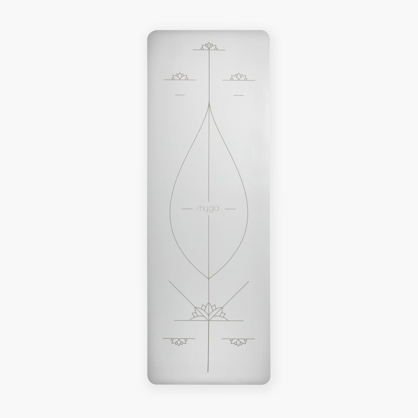 Yoga Ausrichtungs-Matte - Grau