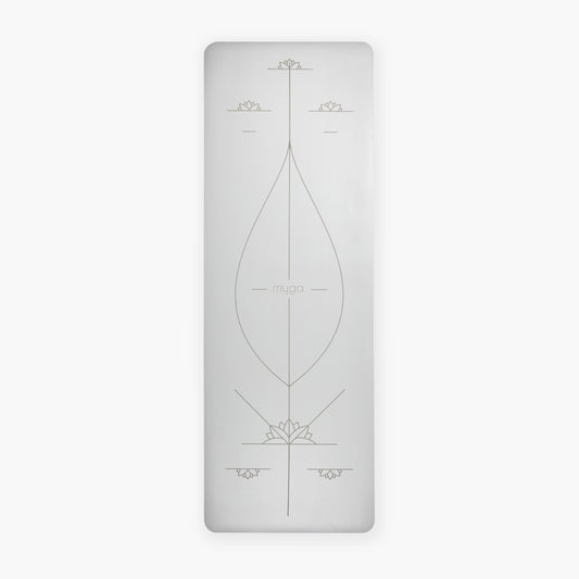 Yoga Ausrichtungs-Matte - Grau