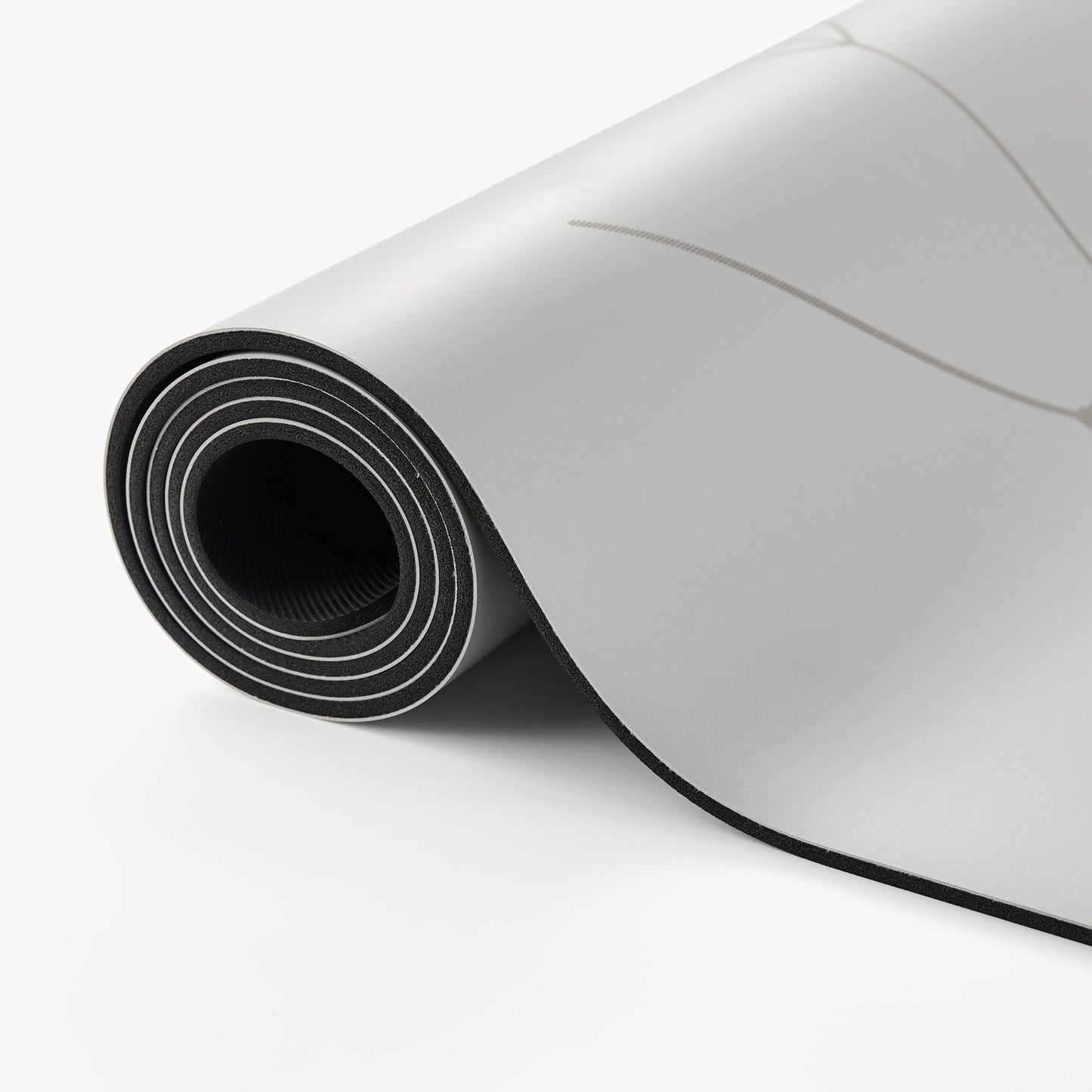 Yoga Ausrichtungs-Matte - Grau