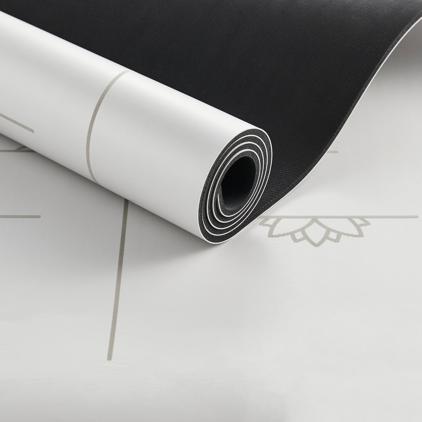 Yoga Ausrichtungs-Matte - Grau