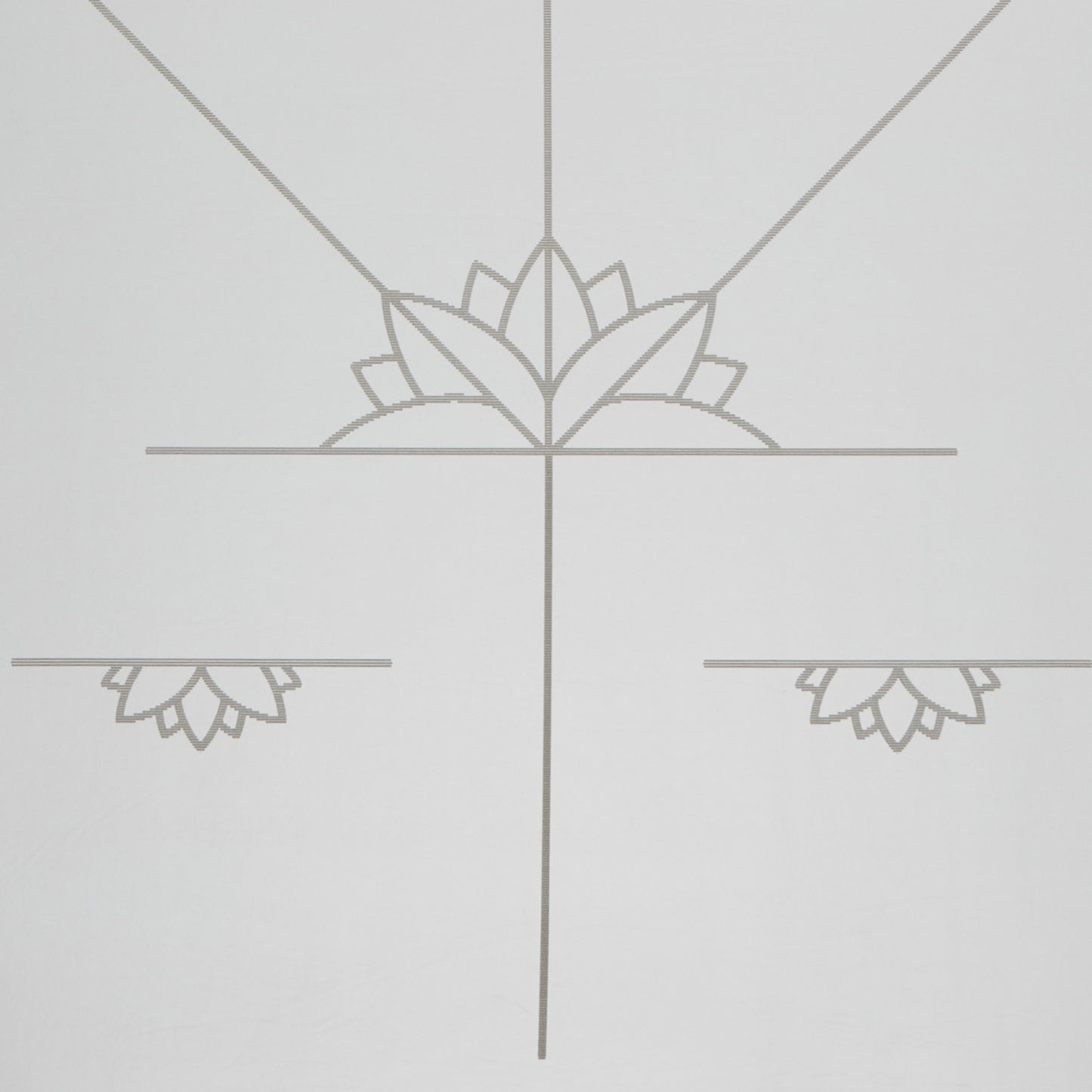 Yoga Ausrichtungs-Matte - Grau