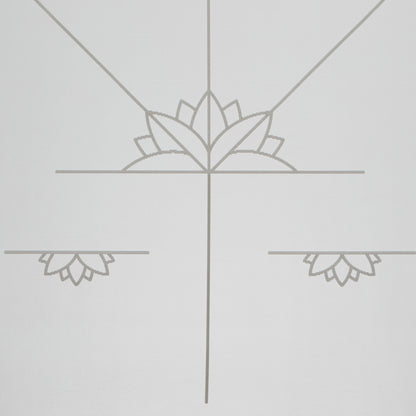 Yoga Ausrichtungs-Matte - Grau