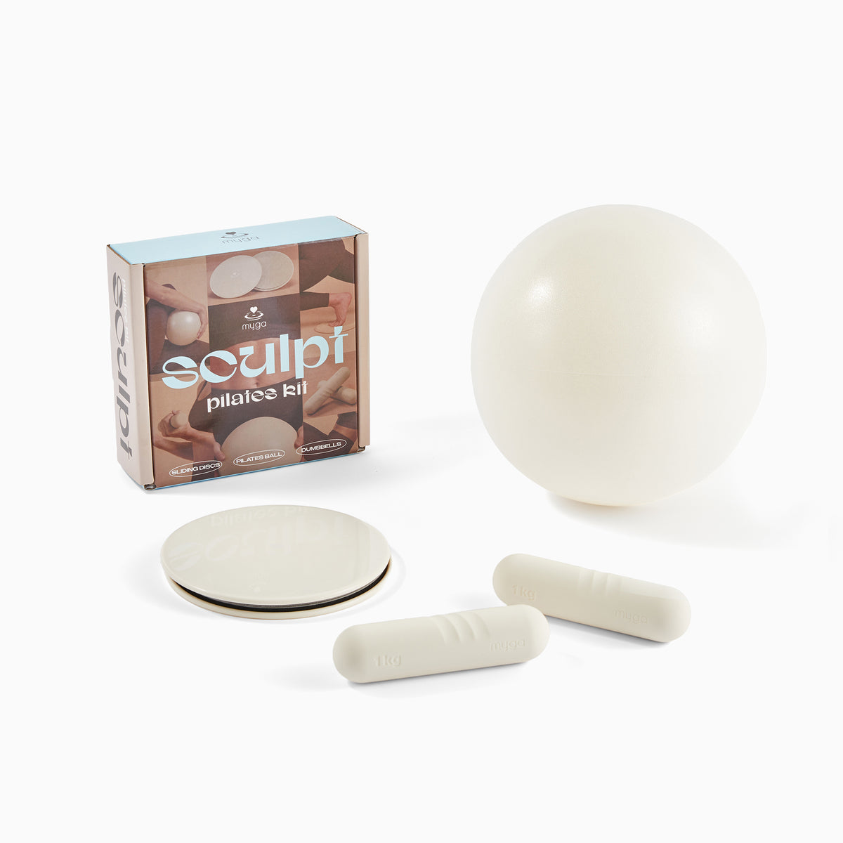 Sculpt Pilates Kit - Cream