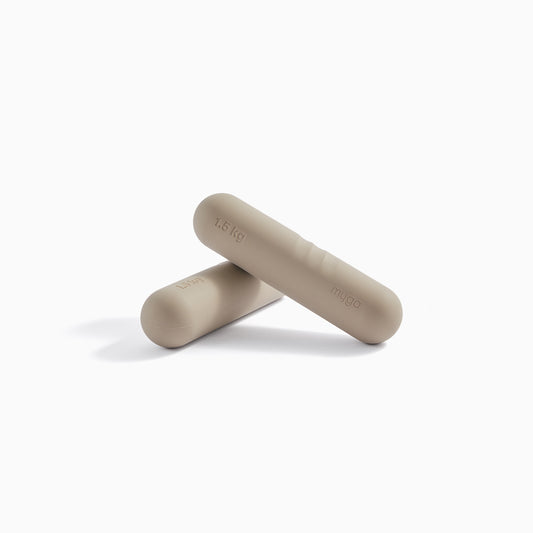 1,5 kg Silikon-Hantel - Wood