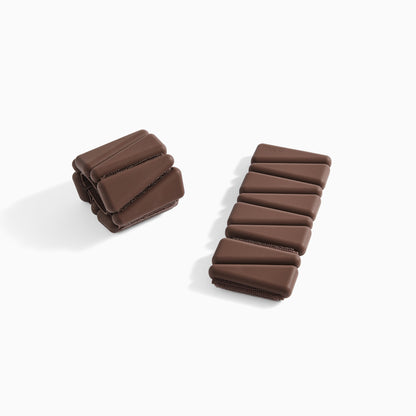 Pilates Gewichtsmanschetten - Chocolate Brown