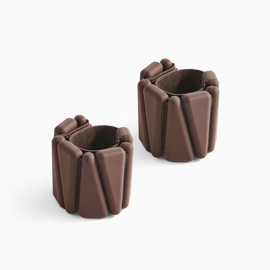 Pilates Gewichtsmanschetten - Chocolate Brown