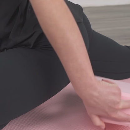 Stabilisations-Set aus 2 Blöcken und einem Yogagurt - Rosa